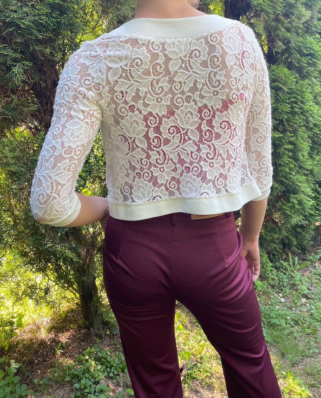 Jacken: Chic Giacca di pizzo bianca - Elegante e leggeratg S/M – Neu (gemäss Beschreibung) aus Gordevio von LanaZimm 4