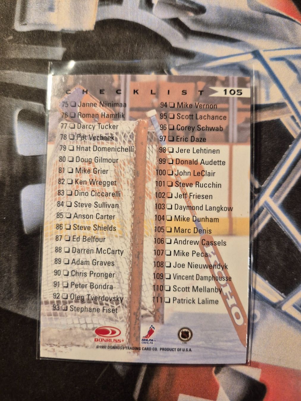 NHL Cartes à collectionner: NHL Marc Denis Colorado Avalanche – D'occasion à Treiten par Sauber73 1