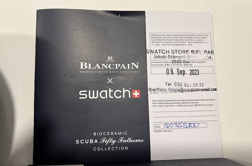 Swatch Uhren: Blancpain x Swatch Antarctic Ocean – Gebraucht aus Zuchwil von ela0110 2