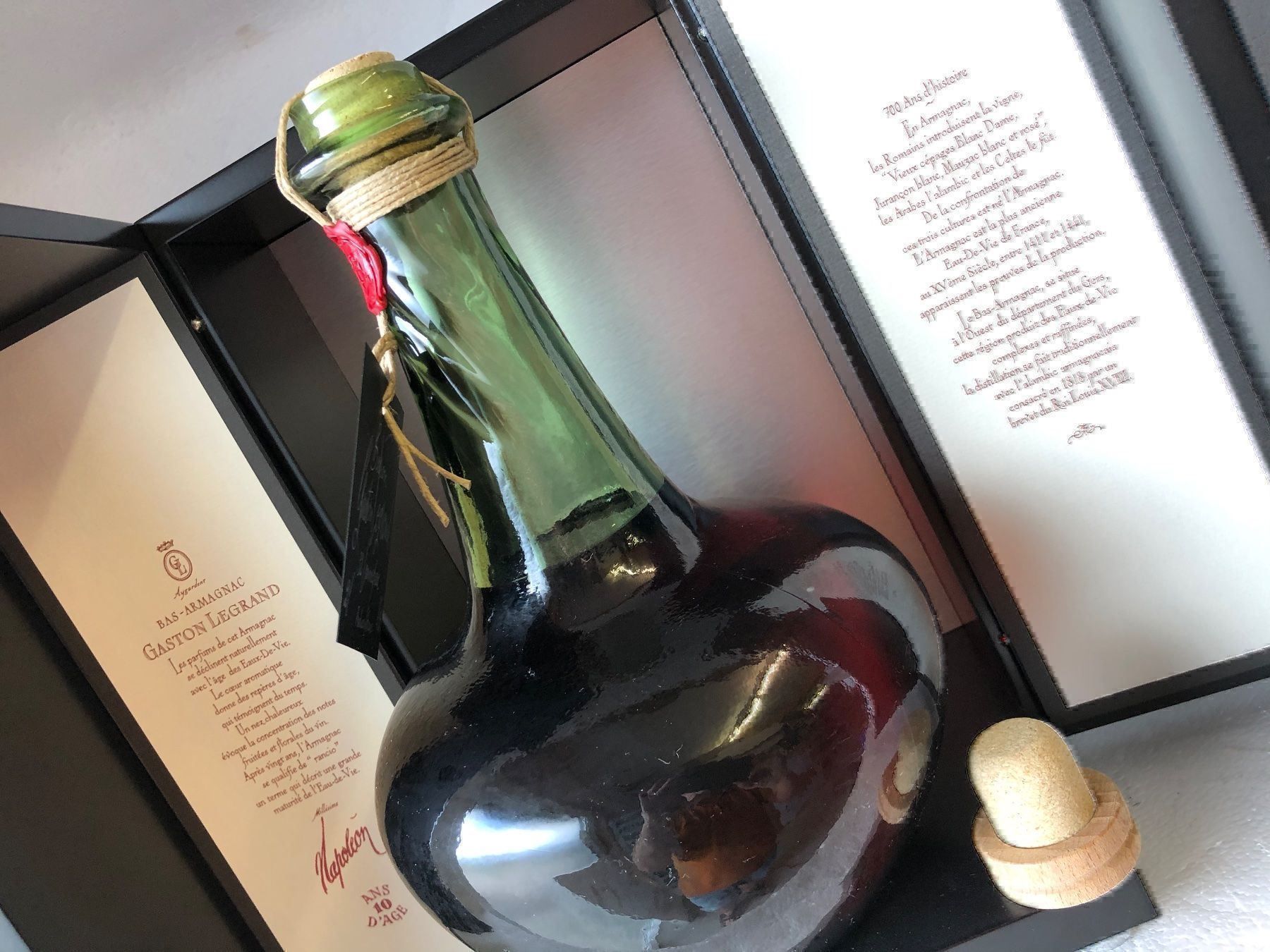 Spirituosen: 2 Lt. Bas Armagnac Napoleon 10 Jahre Baron G. Legrand 40%... – Neu und originalverpackt aus Wöschnau von Vinsale 6