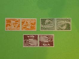 1950 Kehrdrucke K41-K43, postfrisch**