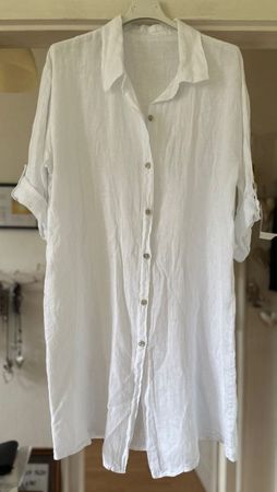 LONGUE CHEMISE EN LIN!! M SOLDES DE FIN DE SAISON