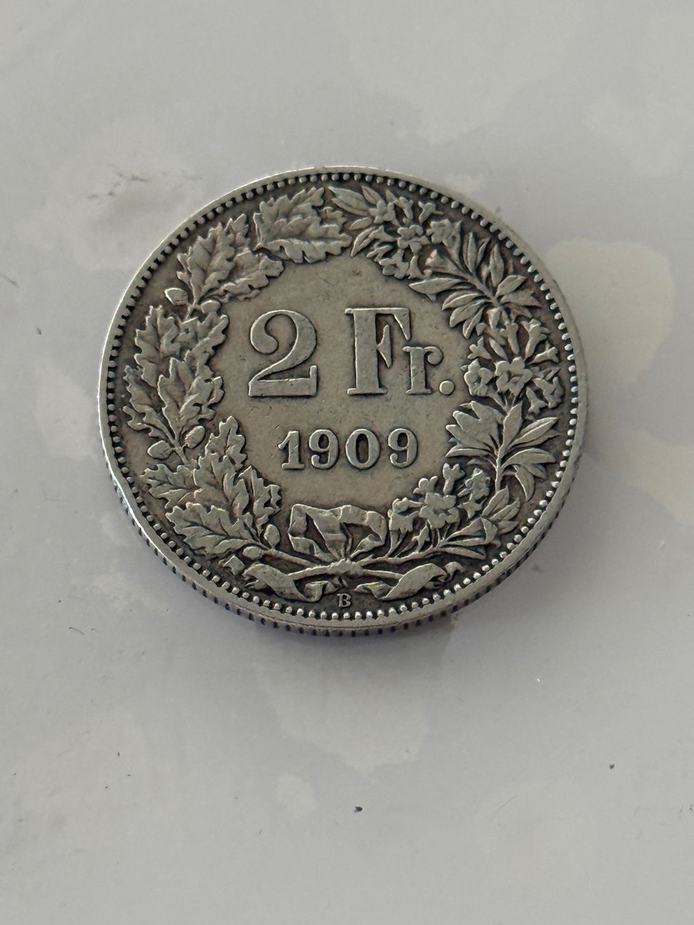 Tutti le monete: 2 Franken 1909  Rar – Usato da Wallisellen venduto da SWISS_SILVER1 1