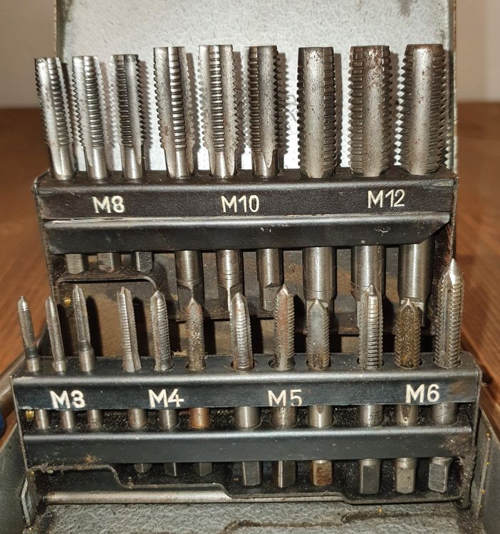 CoCud Gewindebohrer Griff - Verstellbarer Schraubenschlüssel Für M3-M12 Gewindebohrer