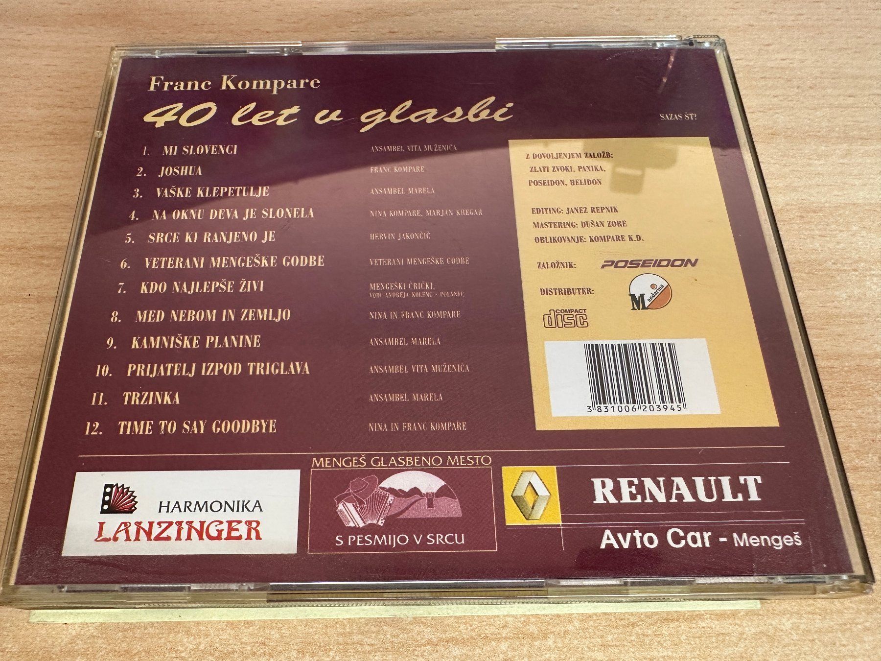 CD: G7 Franc Kompare - 40 Let V G'lasbi – Usato da Rikon im Tösstal venduto da Alpenmutz 1