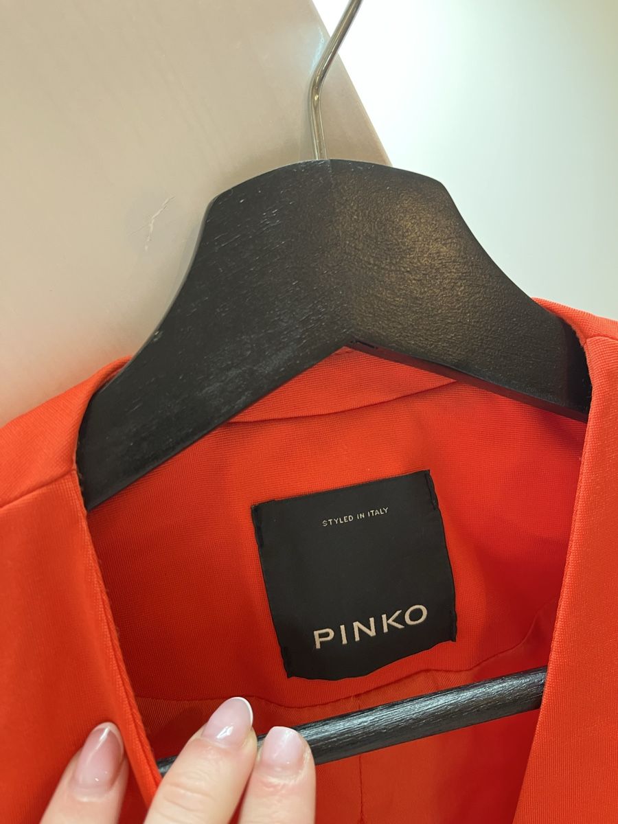 Pinko Giacche: Pinko Orange Blazer, Size 40 – Nuovo (secondo la descrizione) da Zürich venduto da Isabella123 1