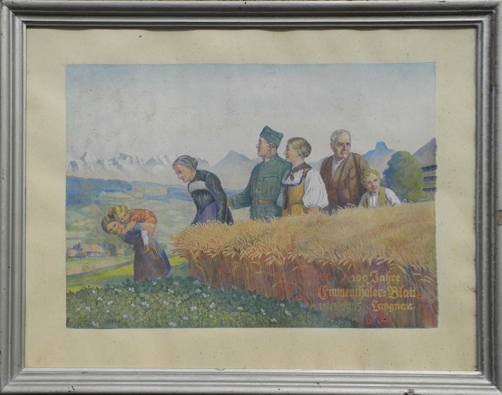 Foto & Immagini: 100 Jahre Emmenthaler Blatt 1845-1945 – Usato da Wünnewil venduto da FineArt-NicePrice
