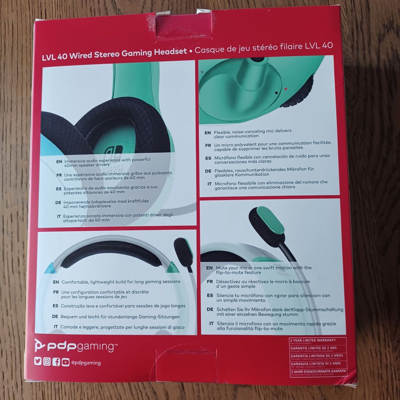 Cuffie: LVL 40 Gaming Headset für Nintendo Switch mint – Nuovo (secondo la descrizione) da Lyss venduto da fludimus 1