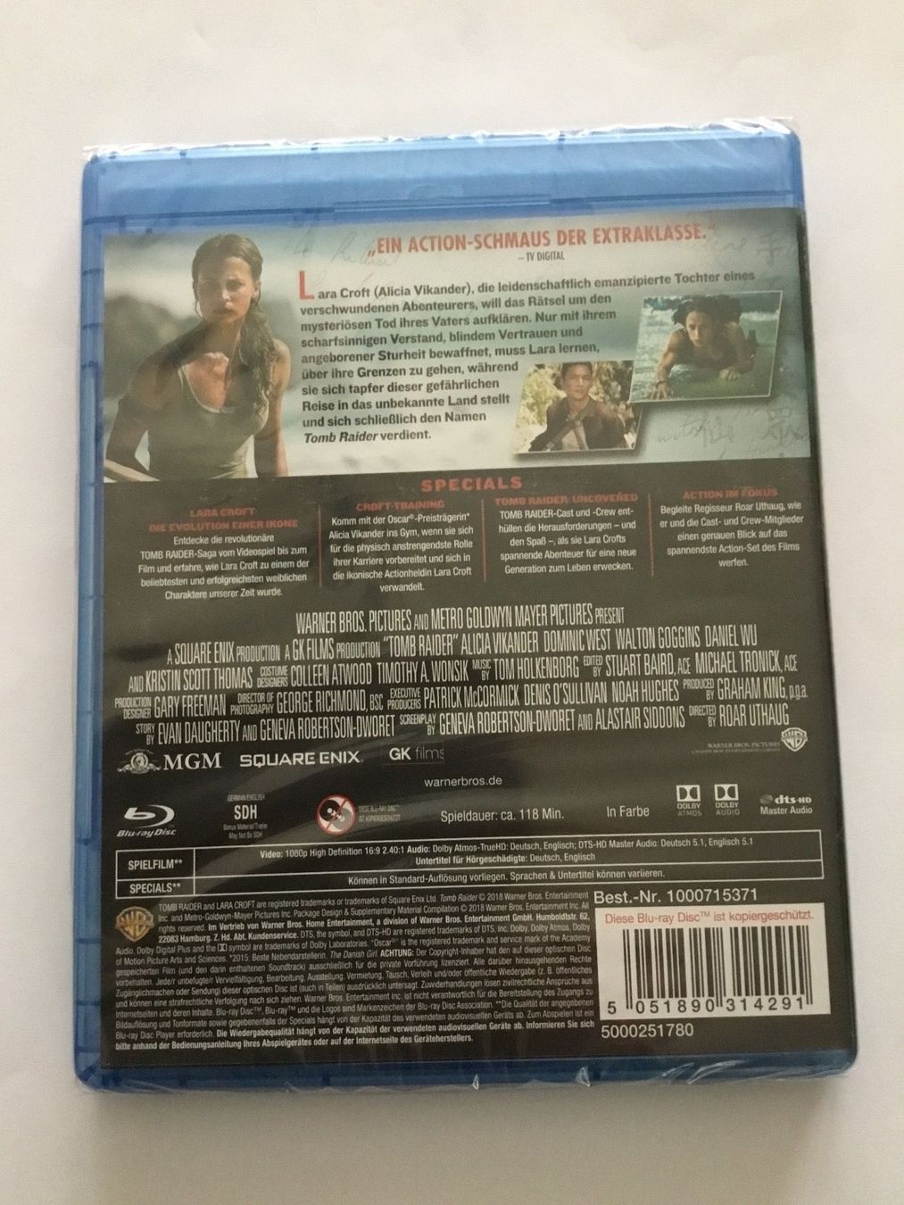 Tutti i DVDs: Tomb Raider Blu Ray Neu OVP – Nuovo e nell'imballaggio originale da Blauen venduto da berlingo65 1