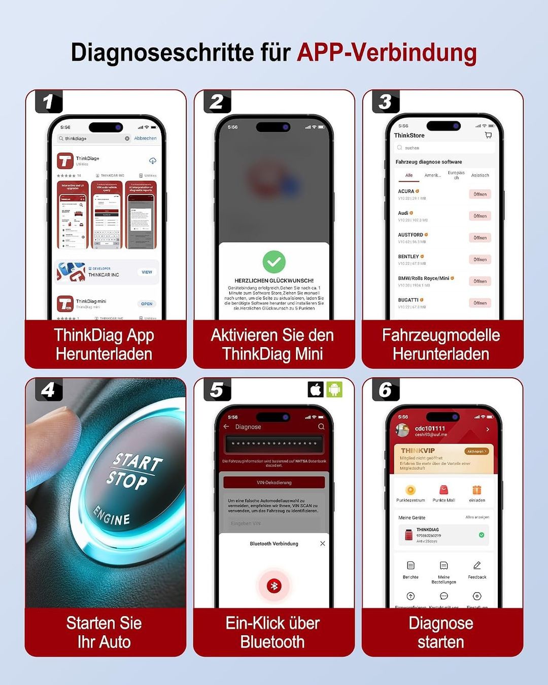 Laufwerke & Adapter: OBD2-Bluetooth-Diagnoseadapter für iOS & Android – Neu und originalverpackt aus Schaffhausen von smarastore 3