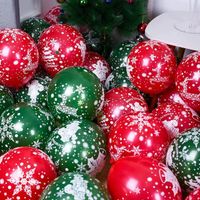 20 Weihnachtsballone, rot/grün, neu, Deko, Fest 🎄