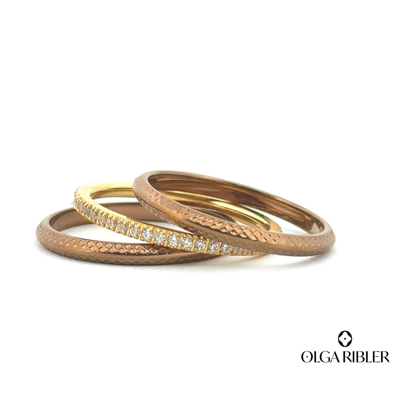 Olga Ribler Bagues: Edelstahl  Ring Set Grösse 58 – Neuf (Voir description) à Luzern par Schmuckoutlet 4