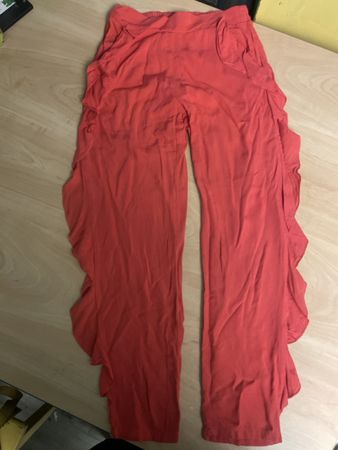 Defacto Sommerhose Gr. 128/134 Mädchen Koralle Rüschen