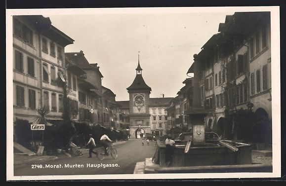 Cartoline postali: AK Morat-Murten, Hauptgasse – Usato da Berlin venduto da bartko-reher