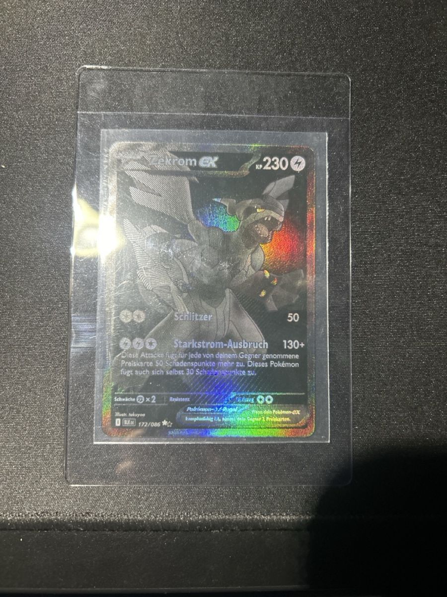 Pokémon Carte collezionabili: Zekrom EX 172/086 Grail – Nuovo (secondo la descrizione) da Anglikon venduto da raf_7sml
