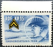 Soldatenmarke 2.WK, Radfahrer Kompanie 35, weiss, Wi Rdf 54