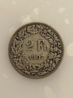 2 Franken 1907  Rar