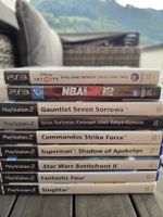 7 PS2 Spiele + 2 PS3 Spiele