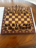 Schachspiel Holzfiguren Brettspiel mit Figuren, gebraucht