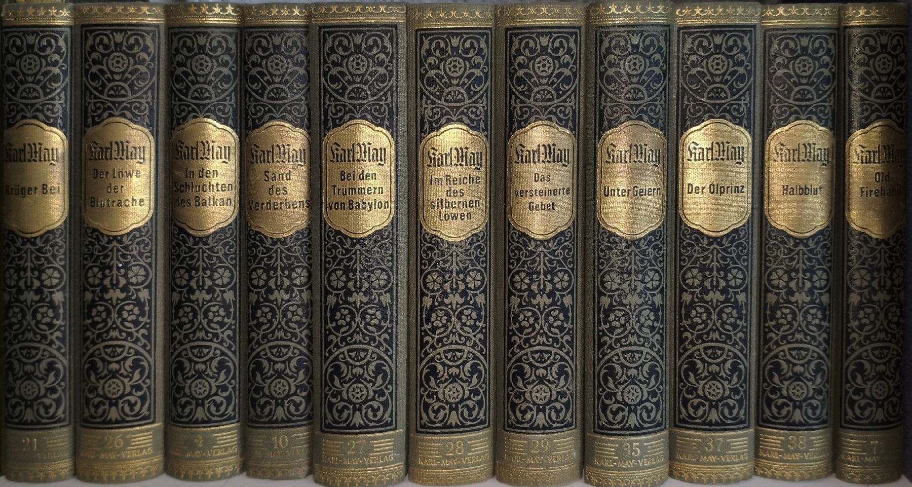 Libri: Karl May: Verschiedene Abenteuer, 11 Stueck – Usato da Uster venduto da _b_
