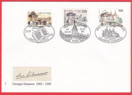 1994 Gemeinschaftsausgabe  3 Länder FDC  ERSTTAG