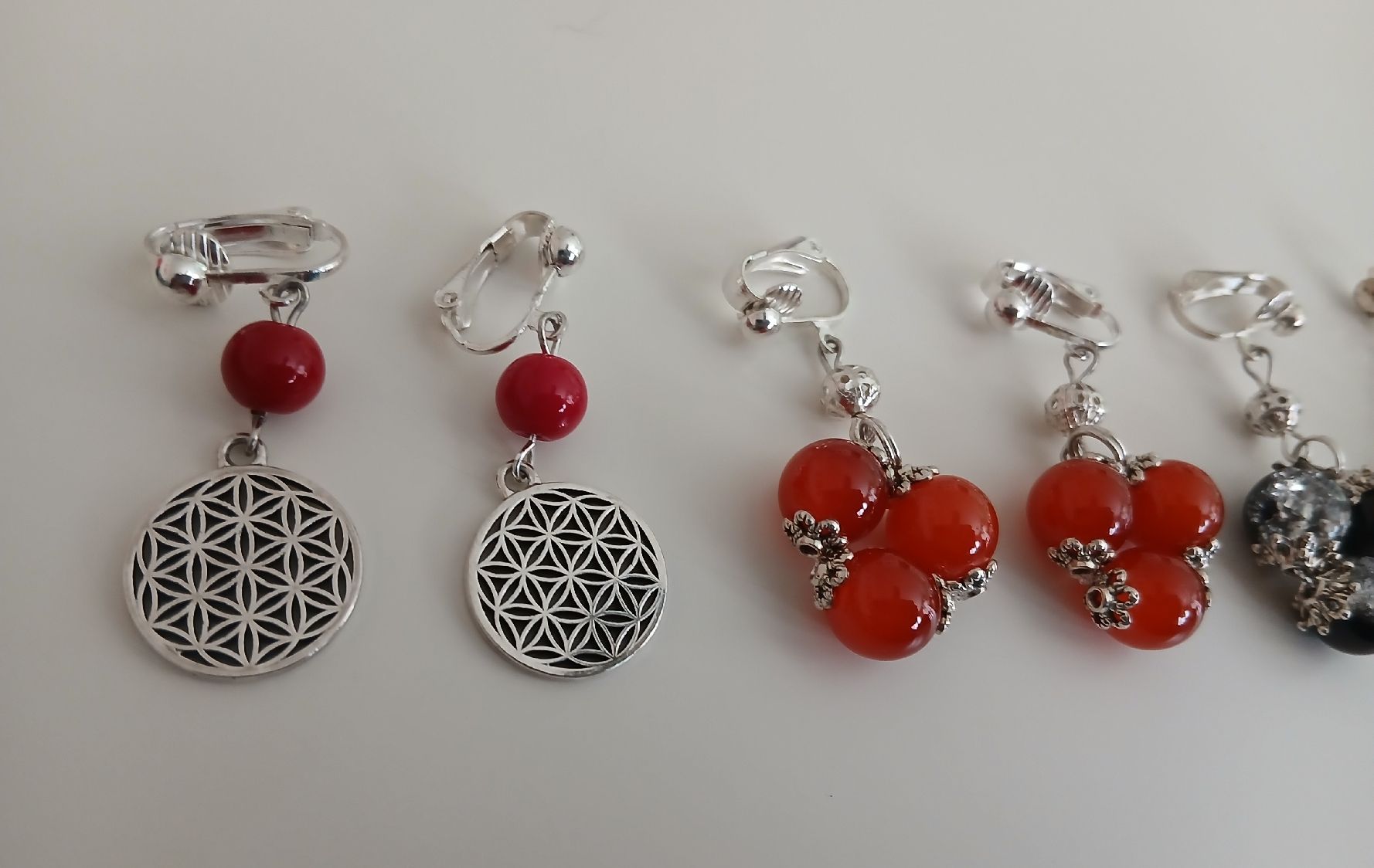 Orecchini pendenti & Orecchini a lobo: 3 Paar Ohrclips Handarbeit – Nuovo e nell'imballaggio originale da Stansstad venduto da mikamo 2
