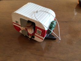 Weihnachtsdekoration US-Caravan rot-weiss