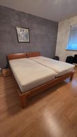 Doppelbett Holz mit verstellbarem Lattenrost gebraucht