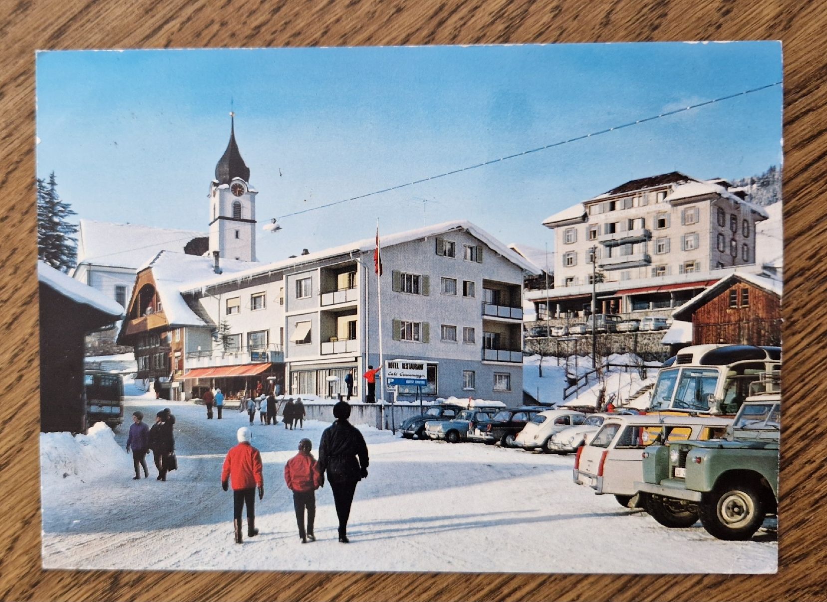 Cartoline postali: Sörenberg, Autos 1971 – Usato da Ebikon venduto da Donar50