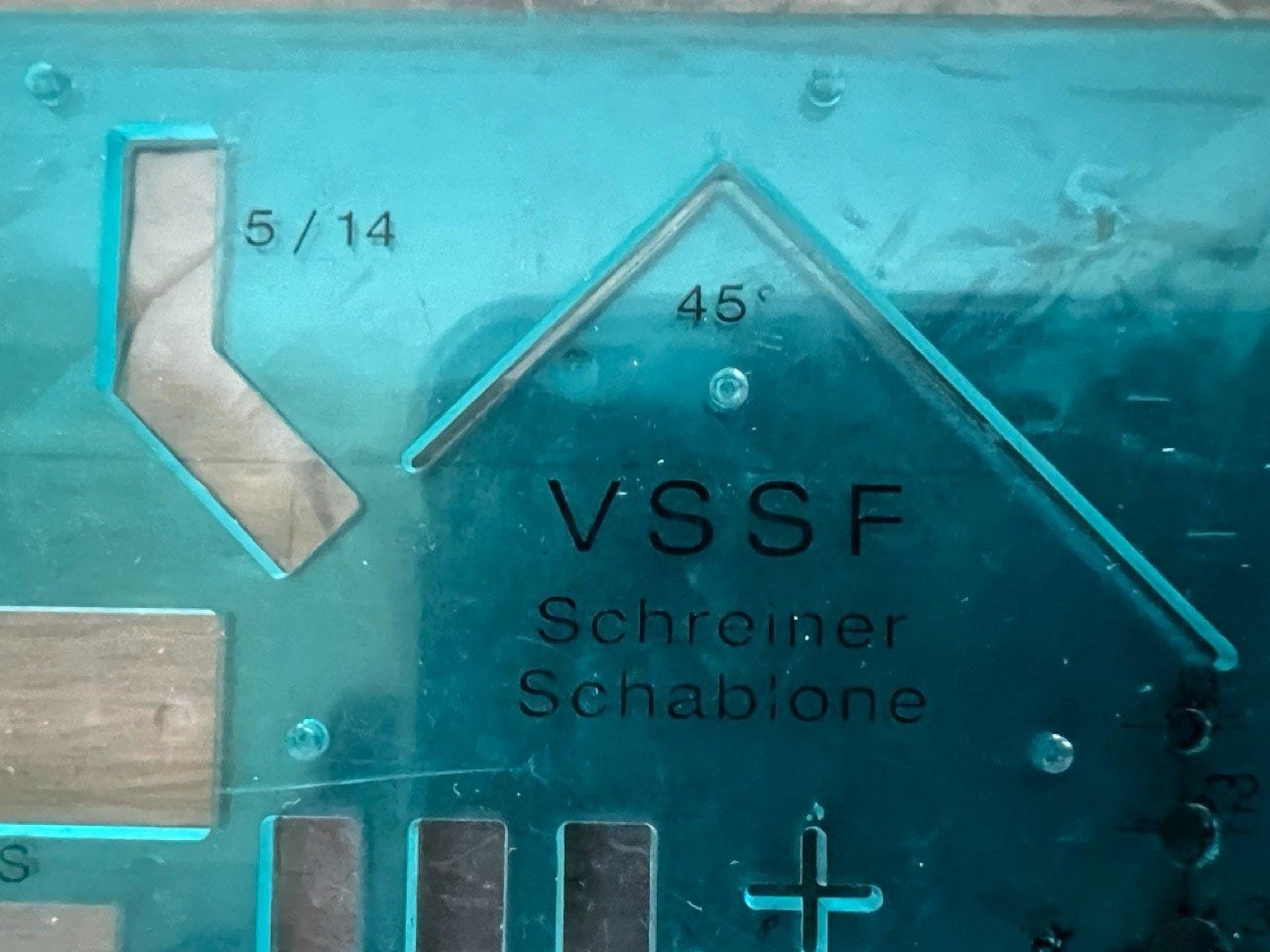 Sciablone: Zeichnungsschablone VSSF Schreiner – Usato da Hasle b. Burgdorf venduto da rema78 1