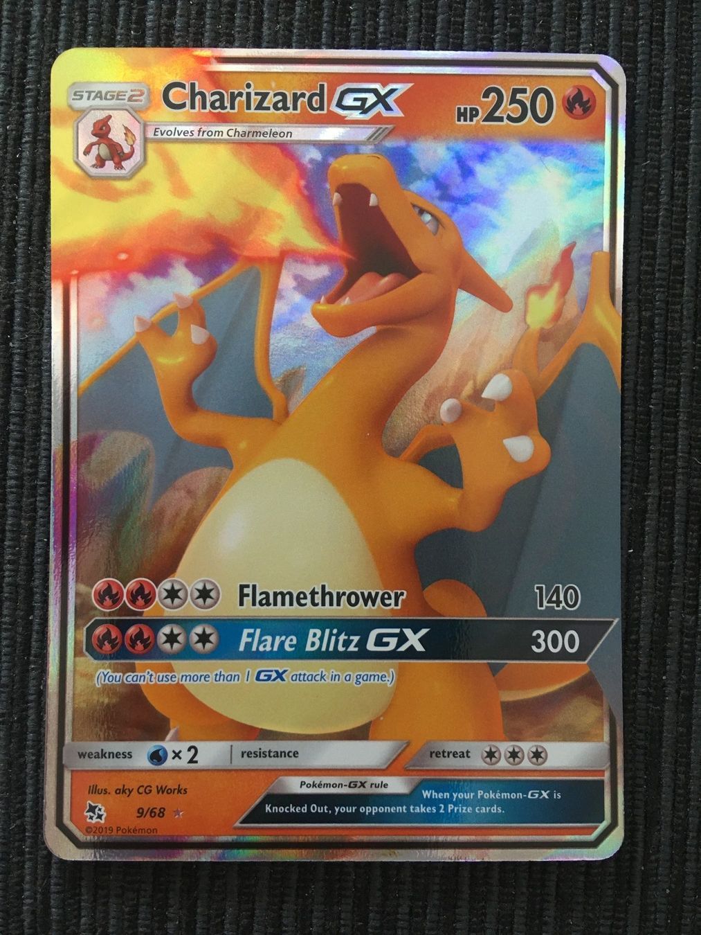 Pokémon Sammelbilder & Trading cards: Pokemon Charizard GX Hidden Fates Mint – Neu (gemäss Beschreibung) aus Wabern von
