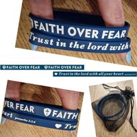 2 Christliche Armbänder, Neu