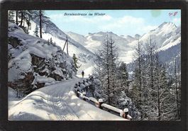 Berninastrasse im Winter