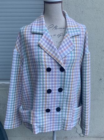 Superbe veste tons pastels 3 saisons HOD 60%coton t.38