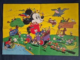 Micky Maus 1971 Jubilaeum Disney Originalposter
