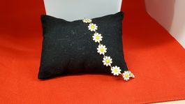 Süsses Gänseblümchen Armband, neu, goldfarben, Sommer!