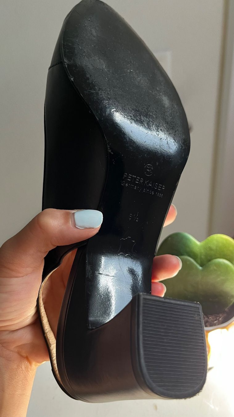 Kaiser Scarpe da donna: Peter Kaiser Slingpumps in Schwarz – Usato da Dietikon venduto da coolstory 3