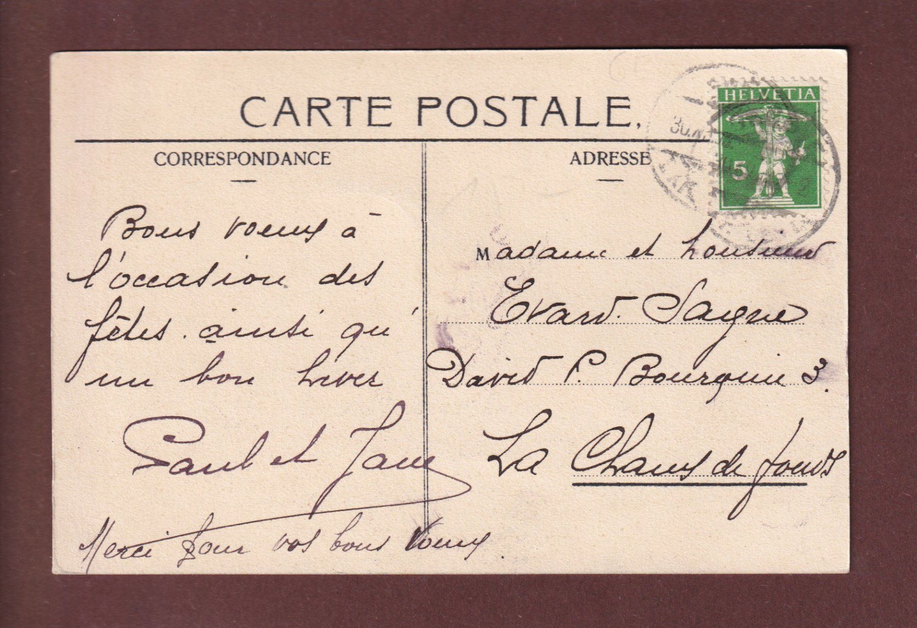 Cartoline postali: GENEVE - Credit Lyonnais – Usato da Pully venduto da nicecards 1