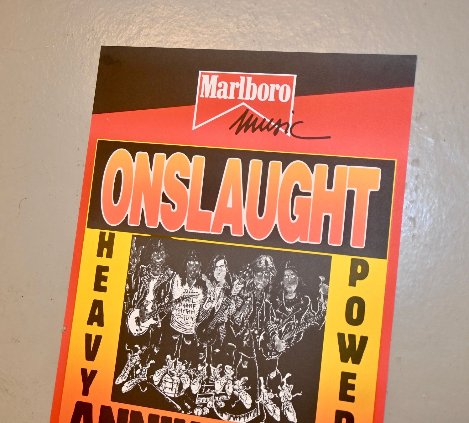 Dischi in vinile: ONSLAUGHT annihilator ORGINAL KONZERTPLAKAT 1993 – Usato da Pfaffhausen venduto da mono_rec 4