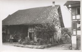 LANDWIRTSCHAFT/BAUERNHAUS 1920 mit Bauerngarten ZH/TG?
