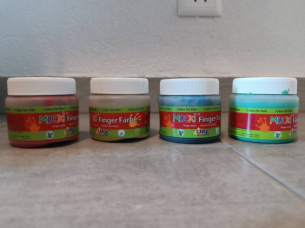 Colori: 4 pots de peinture gouach  – Usato da Boussens venduto da gvuille