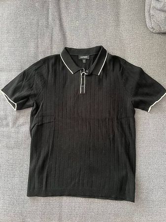 Express Polo Shirt Herren Schwarz M
