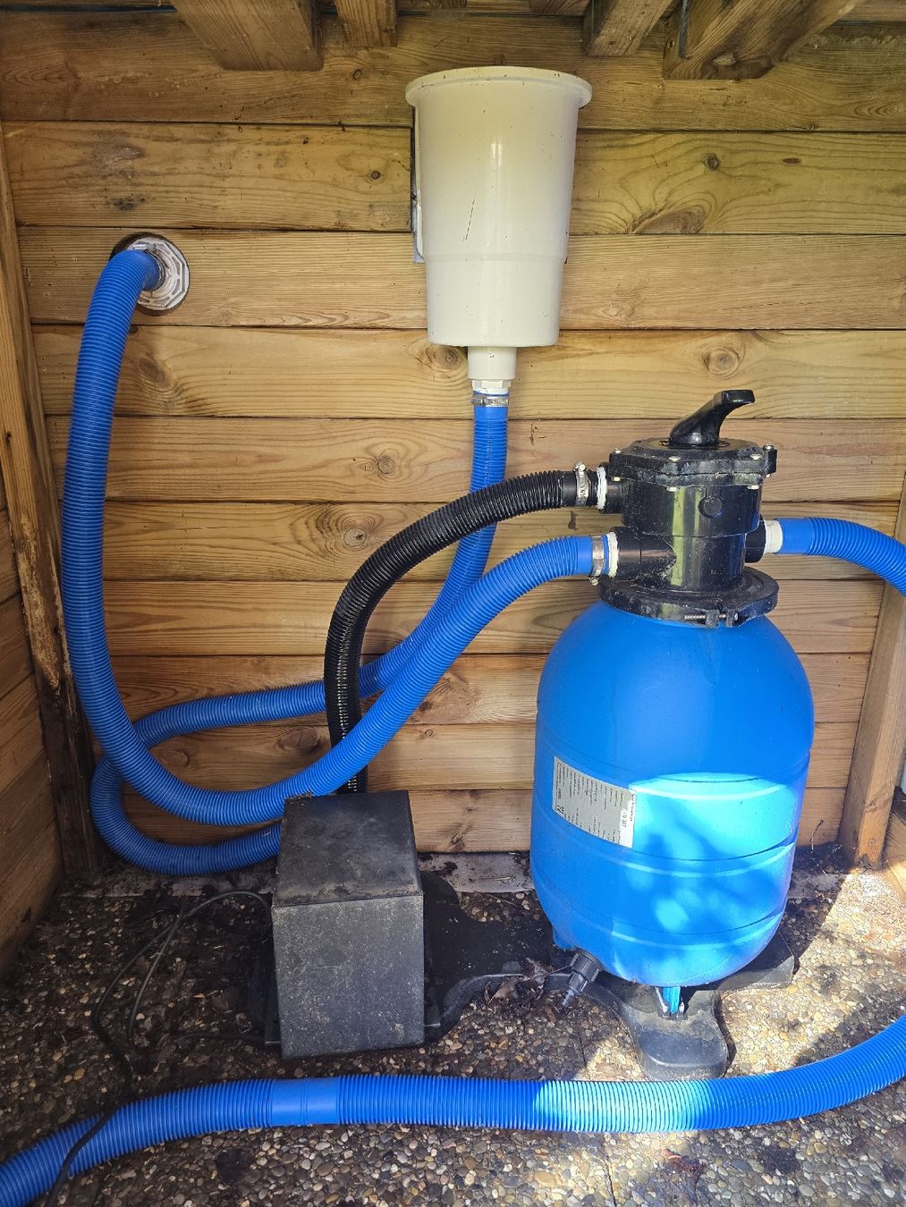 Piscine: SALES Holz Pool + Sandfilter u. Orginal verpackt Poolsauger – Usato da Elsau venduto da oli_2tdc 5