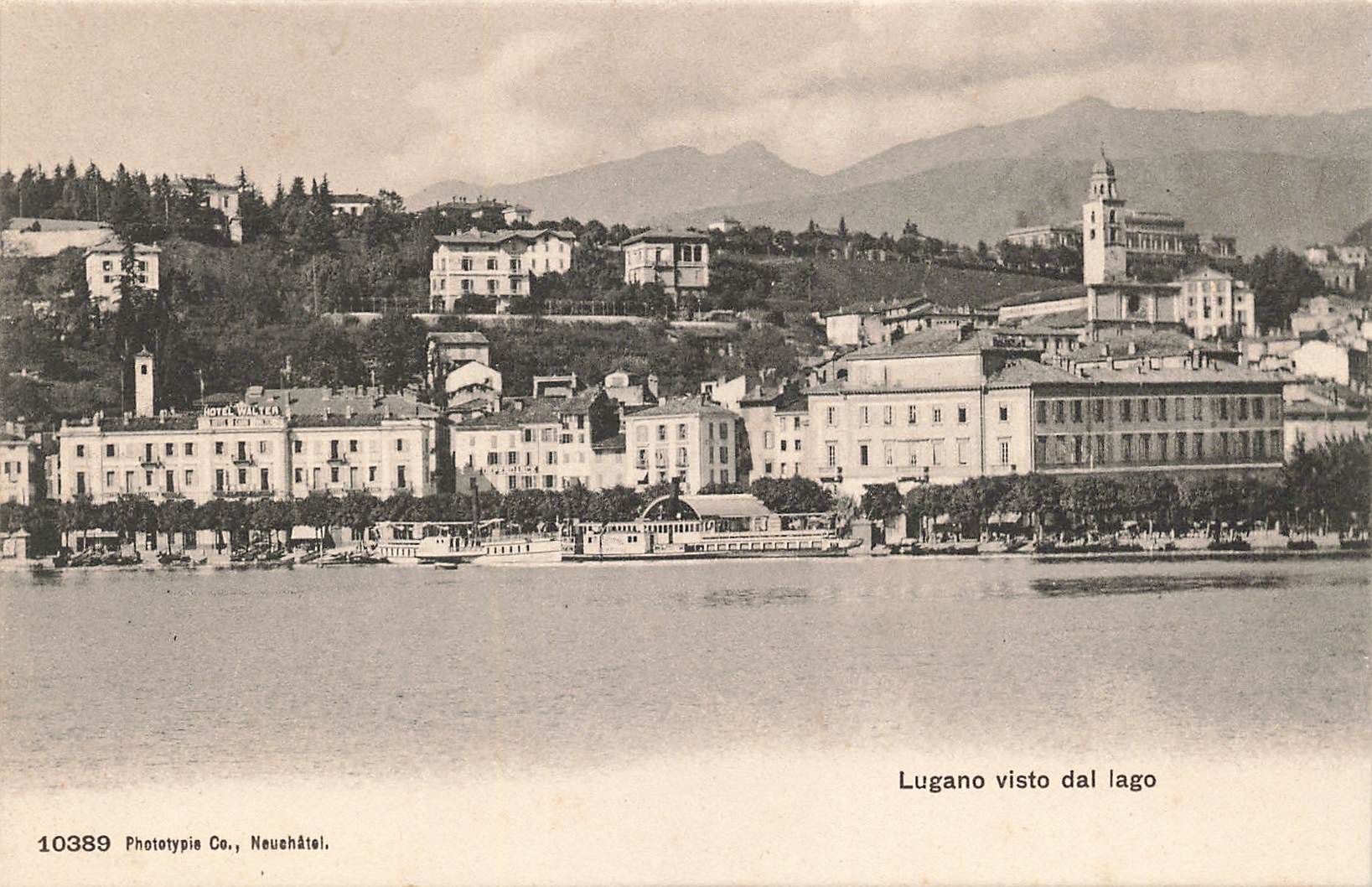 Ansichtskarten: Lugano (TI) – Gebraucht aus Biasca von Blenio71