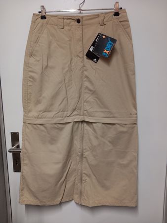 VAUDE Wanderrock Gr. 40 beige Zip-Off neuwertig