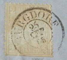 ALTER BRIEFUMSCHLAG von1865 mit STEMPEL BURGDORF