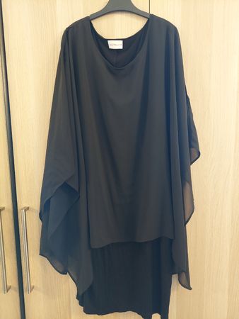 Schwares Kleid Gr.54/56