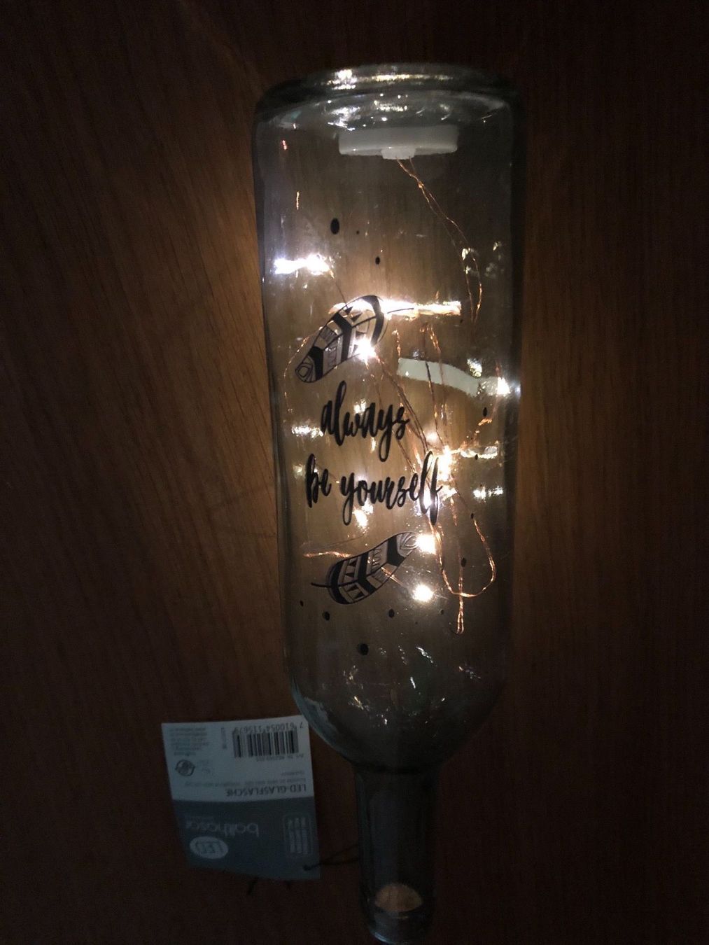 Lampade: LED Flasche aus Glas beleuchtet Neu – Nuovo e nell'imballaggio originale da Basel venduto da ampra2276 2