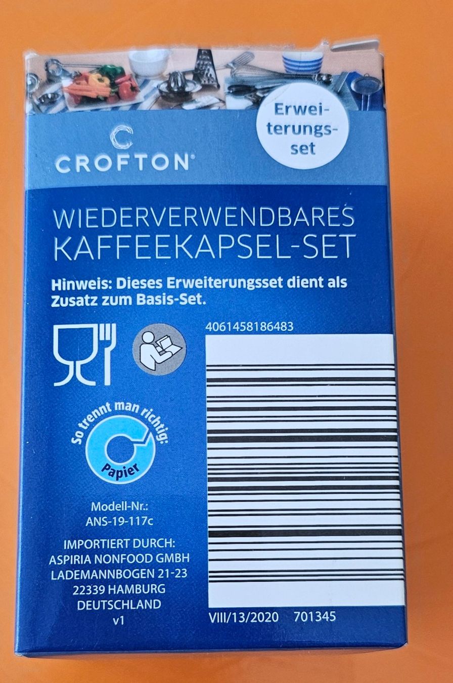Kaffeemaschinen & Espressomaschinen: ✅Wiederverwendbares Kaffeekapsel Set  📌 – Neu und originalverpackt aus Kreuzlingen von UAE 6