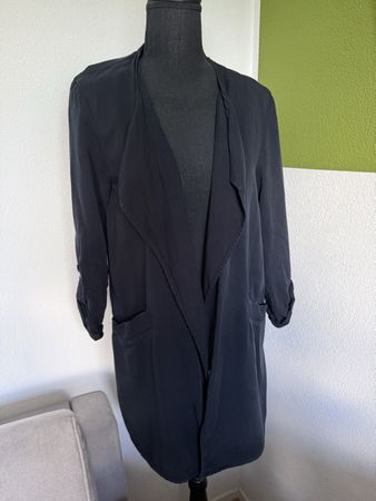 Lange Lyocell Jacke/Blazer Gr. 36